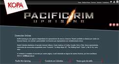 Desktop Screenshot of kopa.com.co
